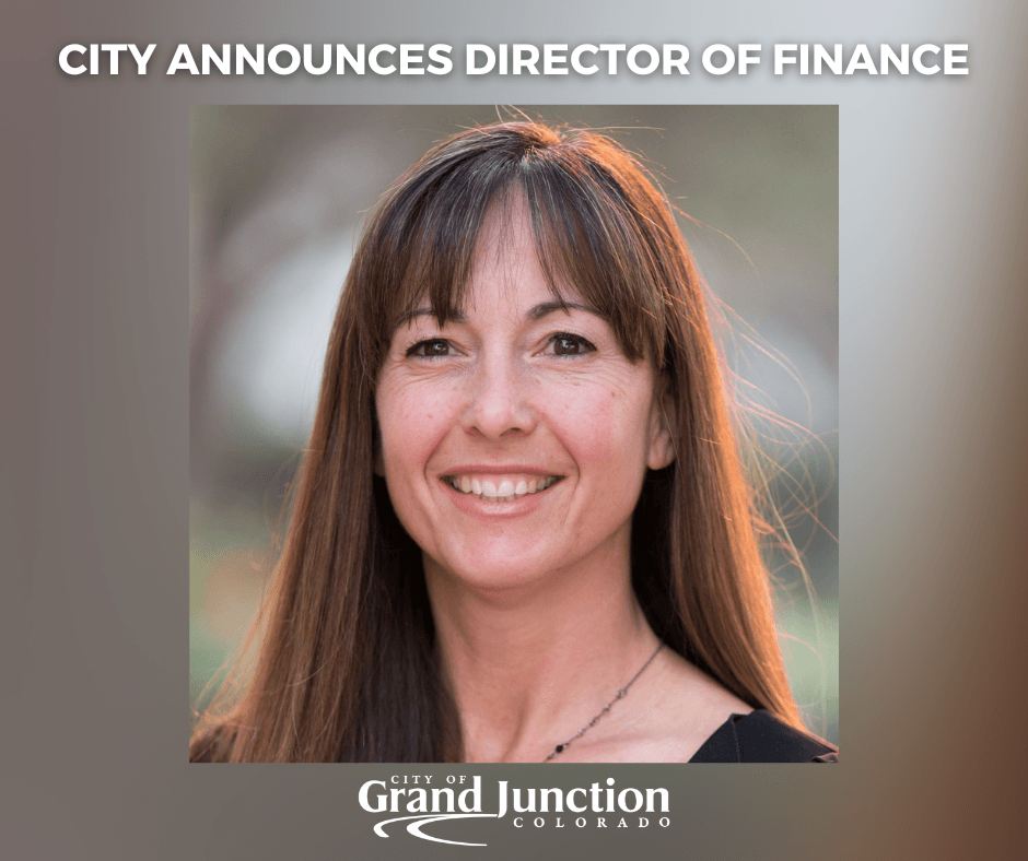 A graphic with a photo of a woman. Text on the graphic. 