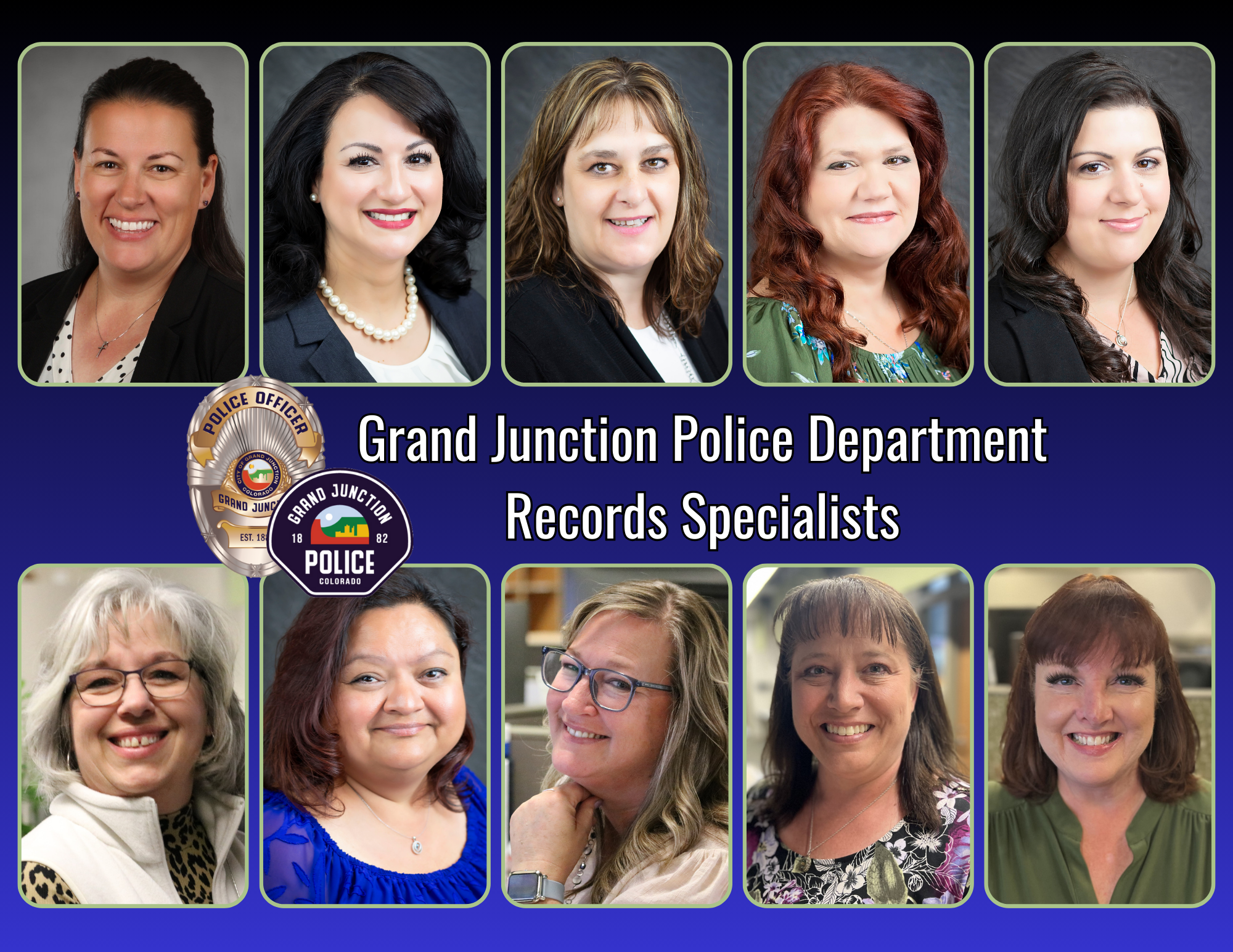 Grand Junction Police Department Records Specialists