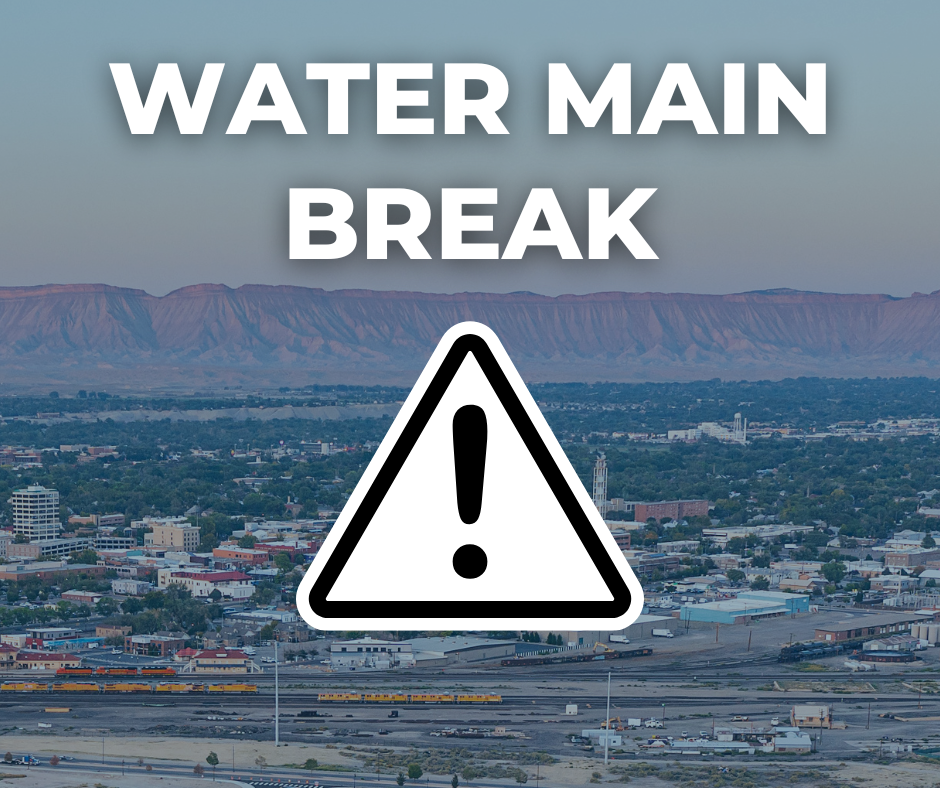 Alert image for a Water Main Break
