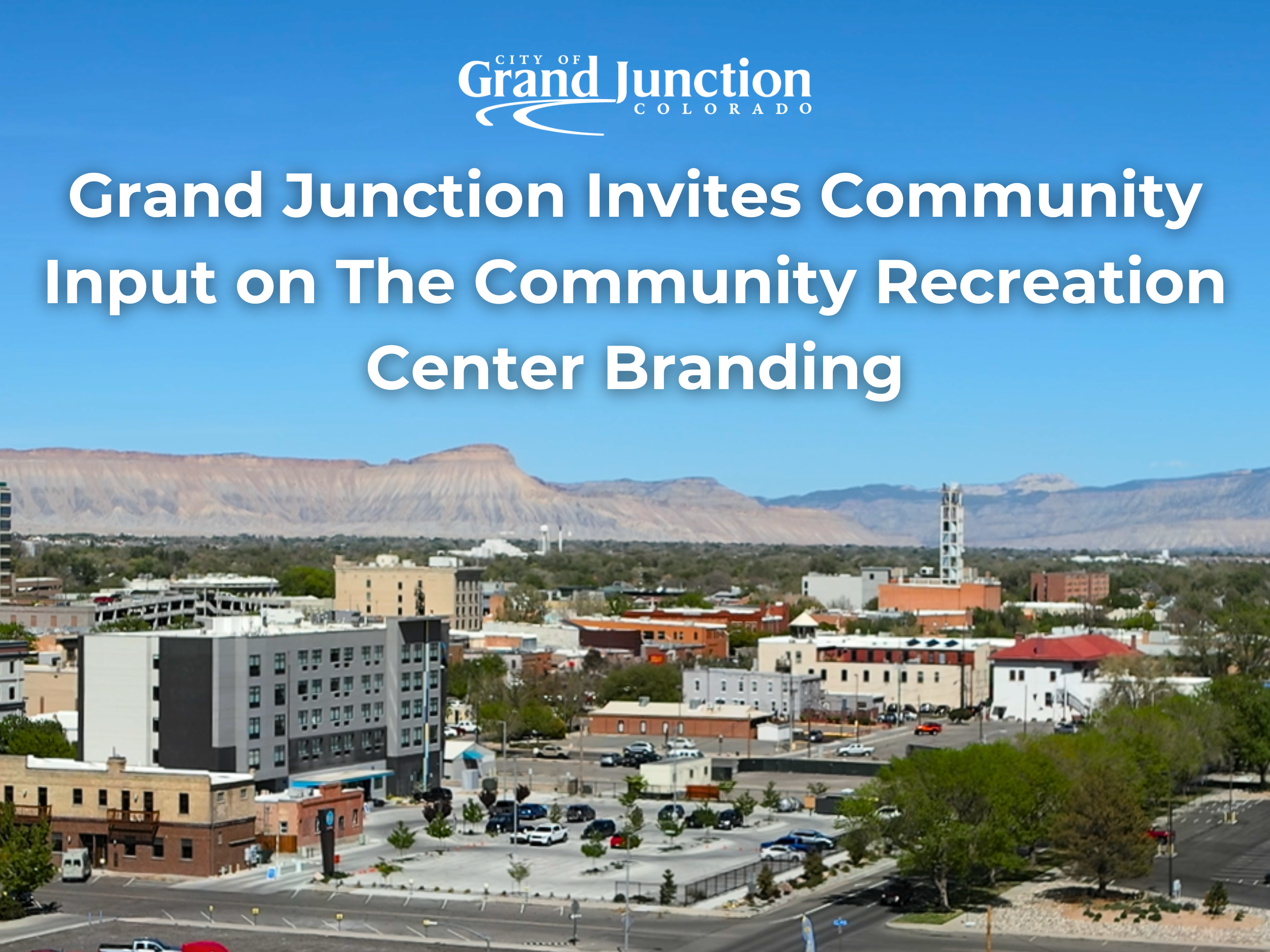 View of the skyline midday in Grand Junction