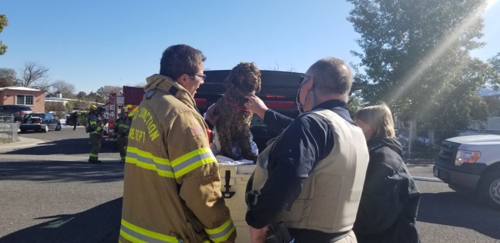 mid-morning house fire