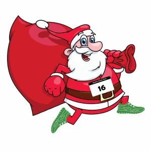 Santa Clause Running