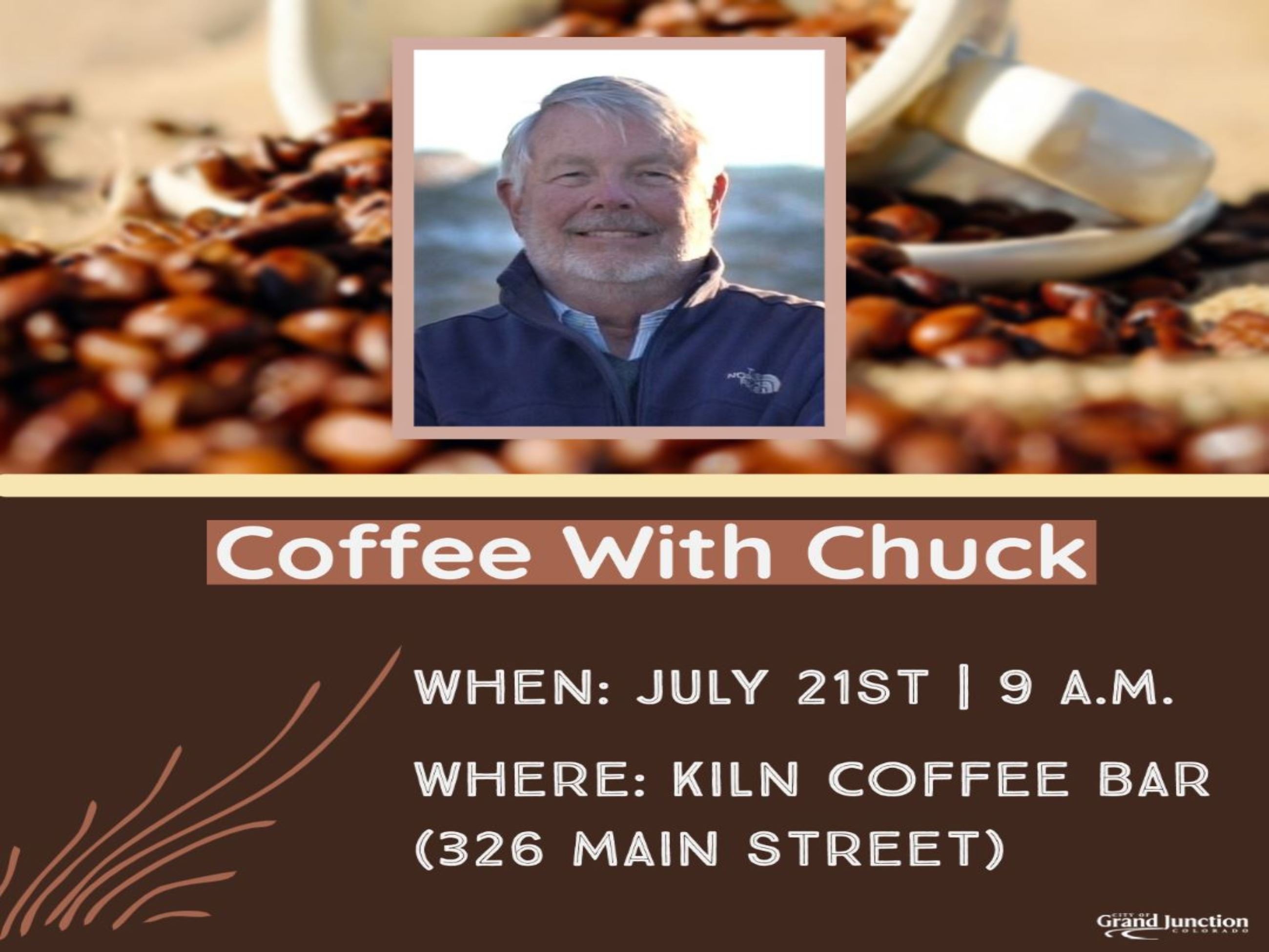 Coffee With Chuck graphic