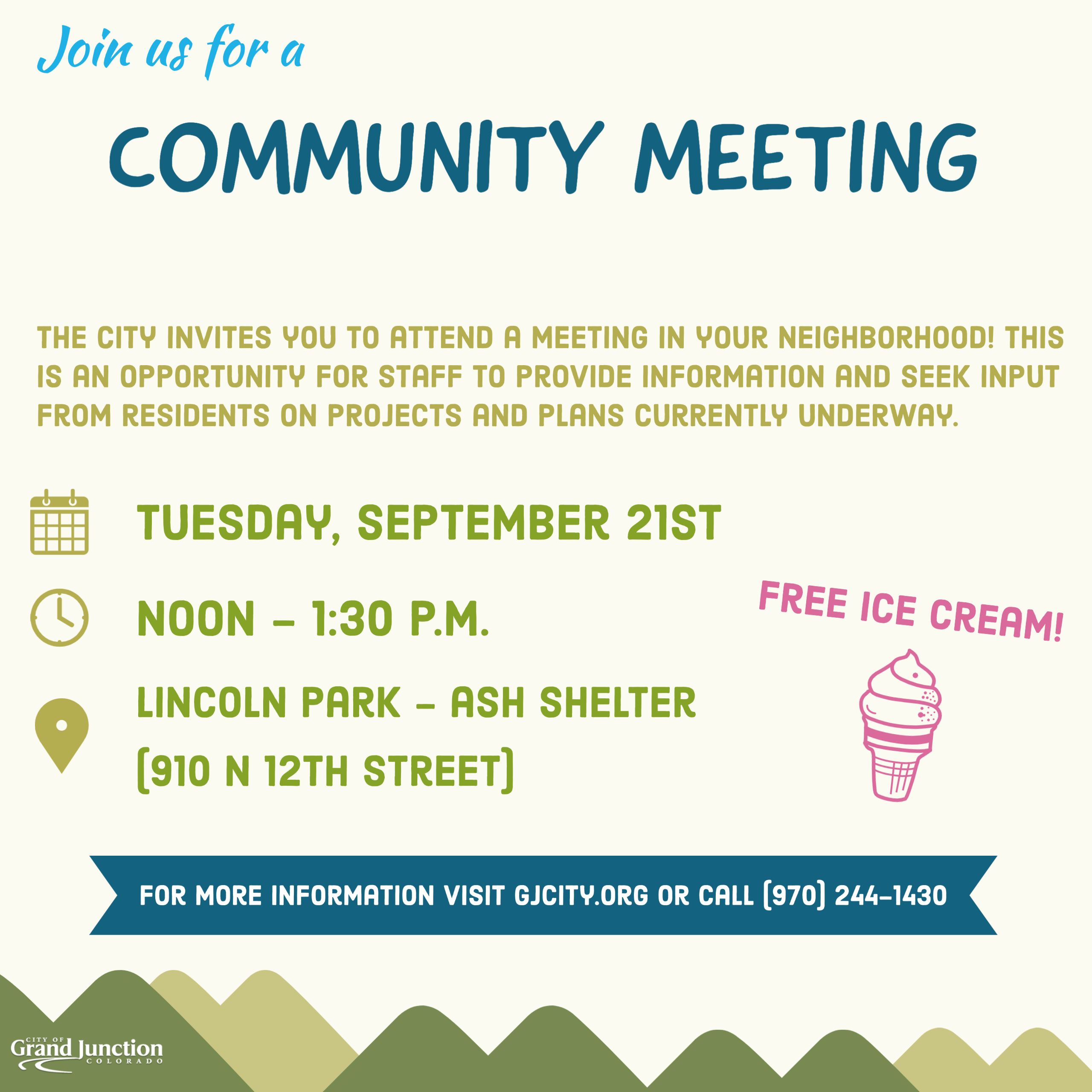 Sept 21 Community Meeting Graphic