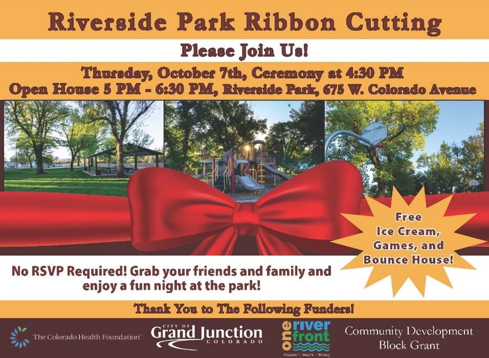 Riverside Park Ribbon Cutting Invitation