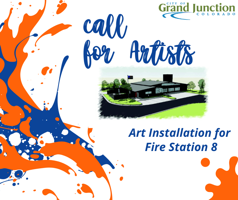 Fire Station Call for Artists at Fire Station 8 with splashes of paint