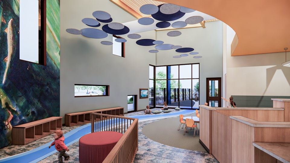 Community Recreation Center Rendering of future Child Watch.