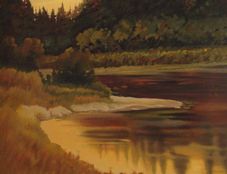 Cove at Dusk by Tricia Berg (at City Hall)