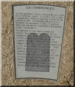 Ten Commandments Commemoration